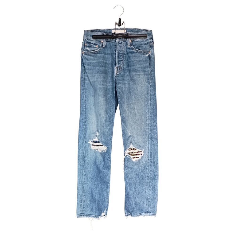 Mother Superior The Tomcat Pray for Hidden Gems Jeans Blue Womens 25